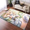 Genshin Impact HD Printed Carpet Household Rug Children's Room Living Room Chair Bedside Modern Simple Floor Mat Kawaii Rug