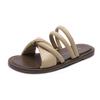 Cool Slippers Women's Summer Wear 2025 New Soft-soled Temperament Seaside Beach Sandals One-word Casual Slippers
