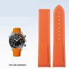 20 мм 22 мм изогнутый конец резиновый ремешок для часов цепь для Omega 300 SEAMASTER 600 PLANET OCEAN Seiko SKX силиконовый ремешок аксессуары для часов