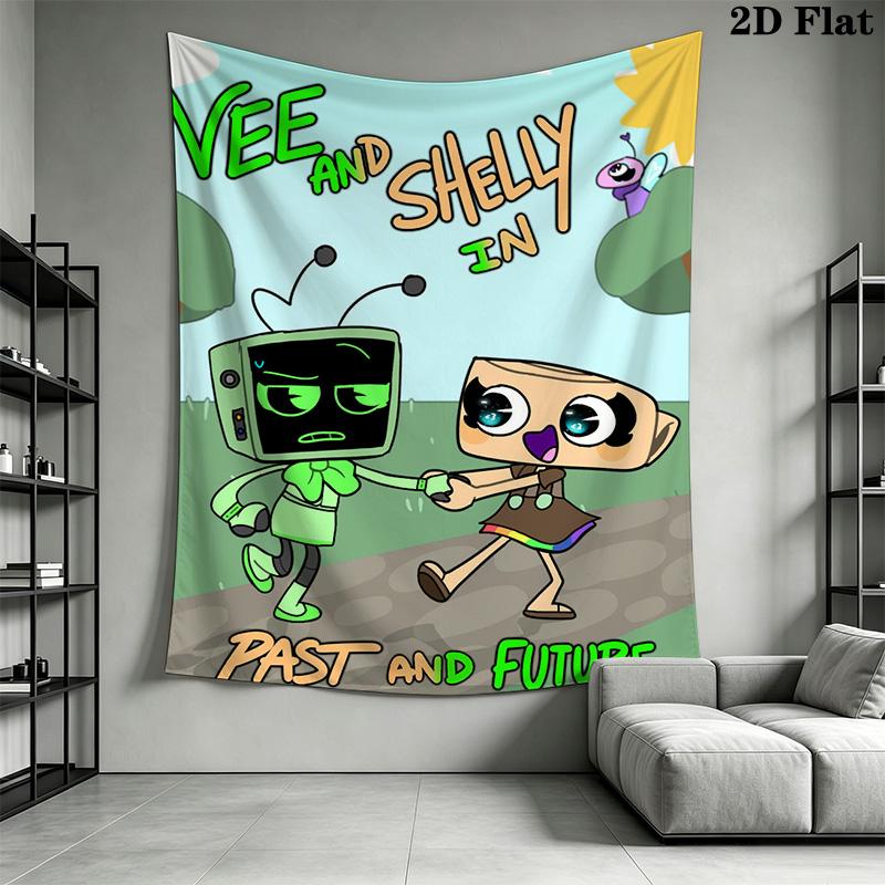 Dandy's World Pattern Home Decor Tapestry, Wall Hanging, Decorative RV Wall Cloth.NGT0928257