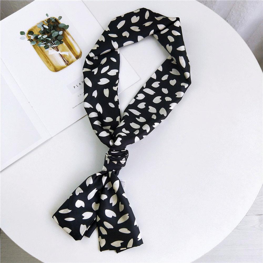 New Scarves Silk Scarves Women'S Spring And Autumn Season Long Decorative Professional Scarves Summer Thin Styles Paired With Shirts Stylish
