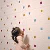 1/5/10Pcs 70*70cm 3D Wall Sticker Ceiling Panel Roof Decoration Self Adhesive Foam Wallpaper