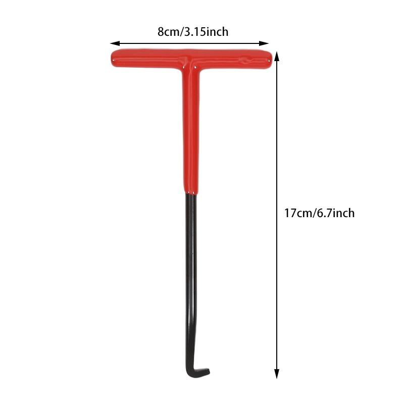 1/2PCS Motorcycle Exhaust Pipe Spring Removal Tool T Shaped Handle Hook Puller Installer Repair Kit for Muffler