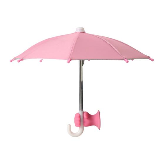 Yousheng Phone Umbrella with Fist Suction Cup UV Protection Universal Mini Windproof Sun Shade Mobile Phone Umbrella Phone Accessories