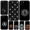 Чехол для телефона с изображением криптовалюты Bitcoin BTC для Apple iPhone 15, 14, 13, 12, 11, Pro, X, XS, Max, XR, Plus, Mini, мягкий черный