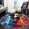1pc Naruto Sasuke Office Round Area Rug, Under Office Chairs Bedroom Living Room Home Decor, Room Deco, Available in Various Sizes113