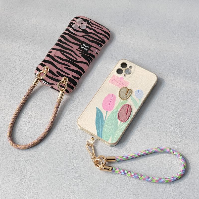 Новый аксессуар для телефона, цепочки для мобильного телефона, универсальный ремешок с защитой от потери, ручка для шеи, запястья, ремешок для телефона, чехол, цепочка-держатель с зажимом