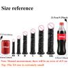 Female Masturbator Butt Plug Vagina Clit G-Spot Masturbation Sex Toy for Women 6sizes Black Dildos Wiht Suction Cup Ddildo Penis