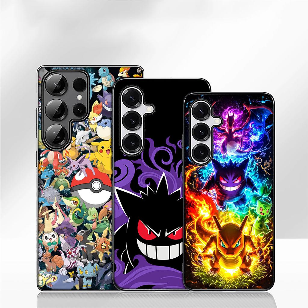 Gengar P-Pikachus Cute P-Pokemons Phone Cover Case for Apple iPhone 17 16 15 11 Pro XS Max XR 6 7 8 Plus + SE 2020 5 16E Casing