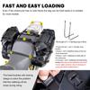 WILD HEART Motorcycle Waterproof 36L x Side Pannier Trunk Accessories x Saddlebags, (18L 2) Bags, (18L 2, TPU)