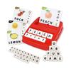 2 in 1 Matching Letter Game And Learning Educational Toys Games for Kids Ages 3 4 5 6 Years Old (Red)