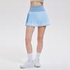 Womens Breathable Tennis Set Short Sleeve Polo Top Skort Athletic Workout Outfit