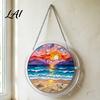 Vibrant Shadow Art Jigsaw Puzzle Suncatcher DIY Puzzles Acrylic Sun Catcher Stained Glass Window UV Printed Hanging Ornament for Home Garden Decor