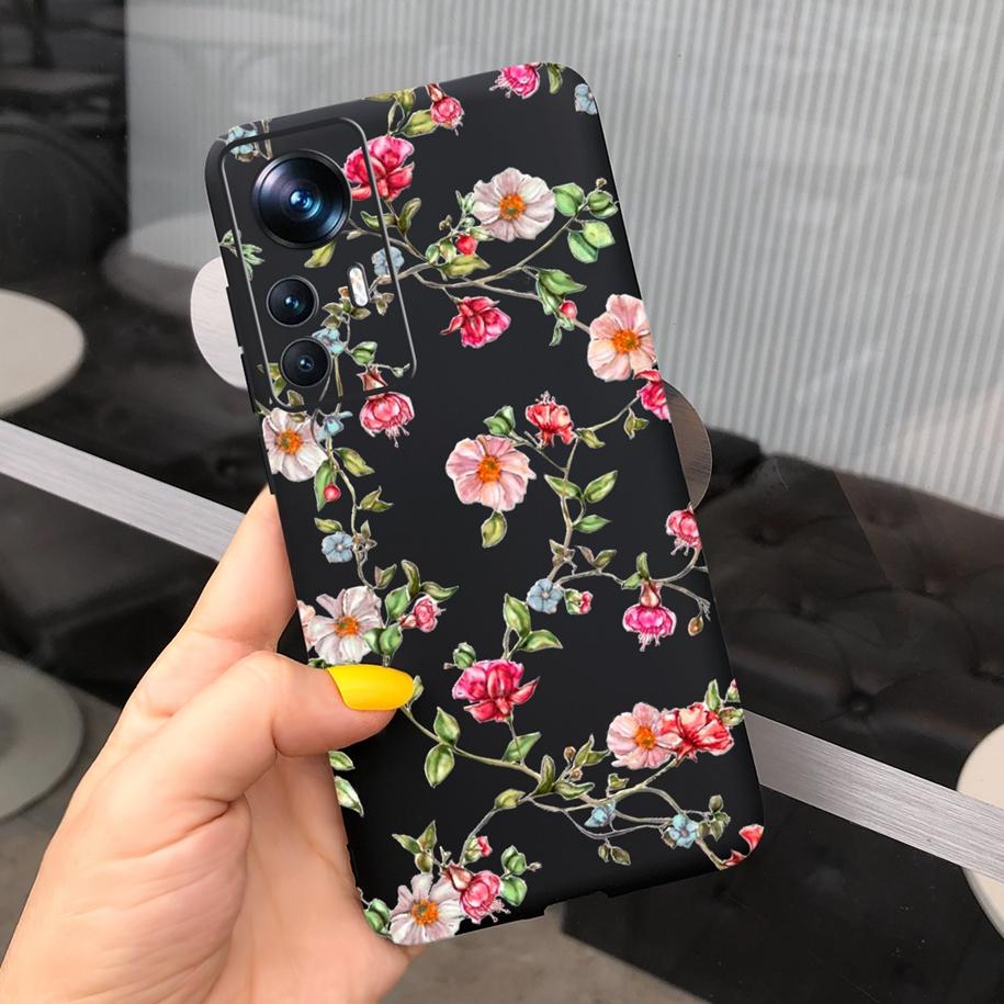 For Xiaomi 12T Pro Case 2022 Cute Sunflower Pretty Girls Cover Silicone Soft Phone Case For Xiaomi Mi12T Mi 12T Pro Cover Bumper