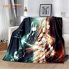 Sword Art Online SAO Anime Cartoon Soft Plush Blanket,Flannel Blanket Throw Blanket for Living Room Bedroom Bed Sofa Picnic Kids