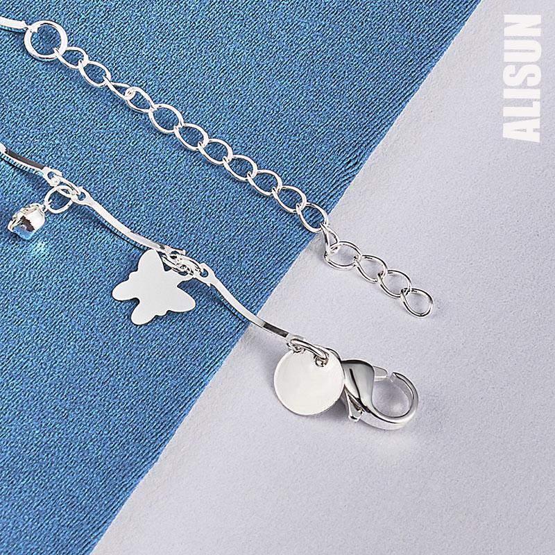 925 Sterling Silver Butterfly AAA Zircon Bracelet Fashionable Wedding Jewelry