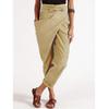High Waist Casual Harem Pants for Women Plus Size Loose Trousers Solid Color Asymmetrical Unilateral Pocket Fashion