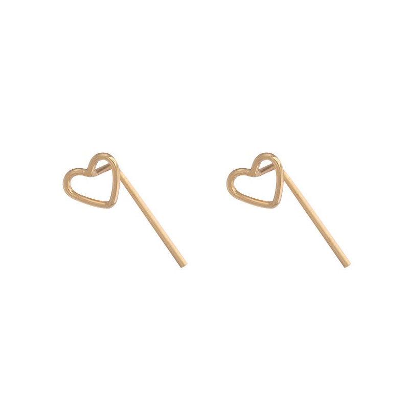 Серьги для женщин, полые палочки для ушей Love, простые палочки для ушей, маленькие палочки для ушей, пирсинг ушей, серьги для подруг