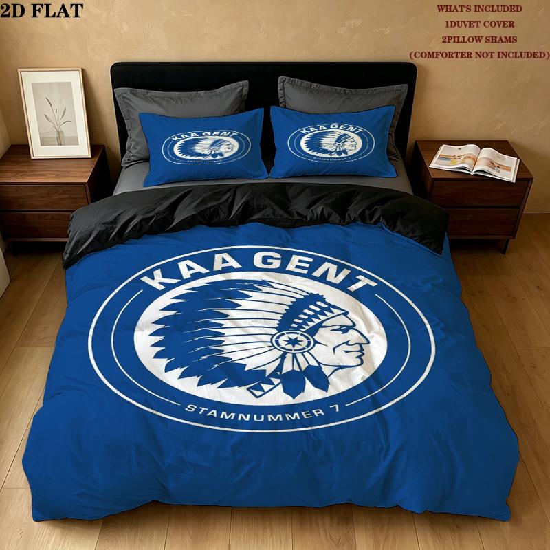 Постельное белье с узором Kaa Gent Комплект одеяла Пододеяльник Наволочка Домашний Декор Подарок на День Рождения (1 * пододеяльник + 2 * наволочка без наполнителя)