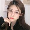 Transparent Pink Frame Anti Blue Light Myopia Glasses Women Student Prescription Spectacles 0 To -6