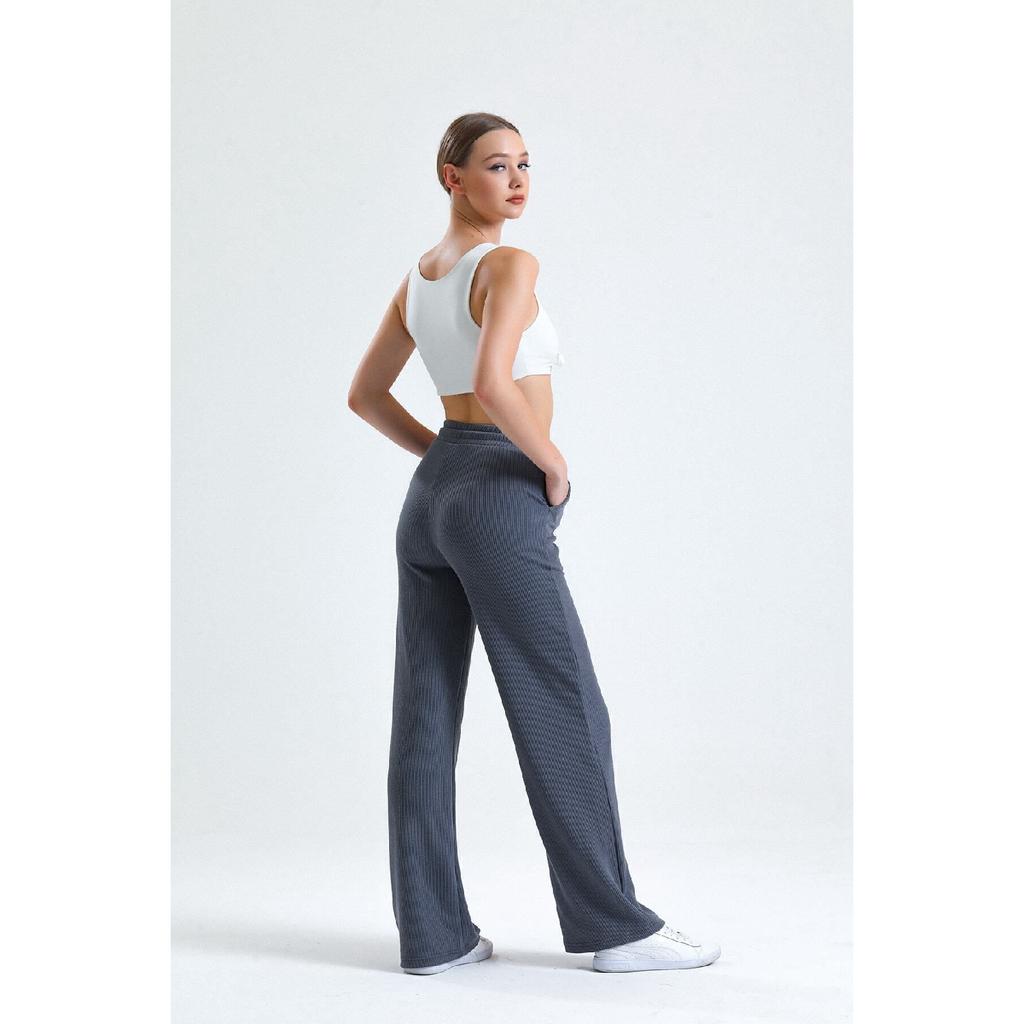 Women's Elastic Pocket Wide Leg Sweatpants