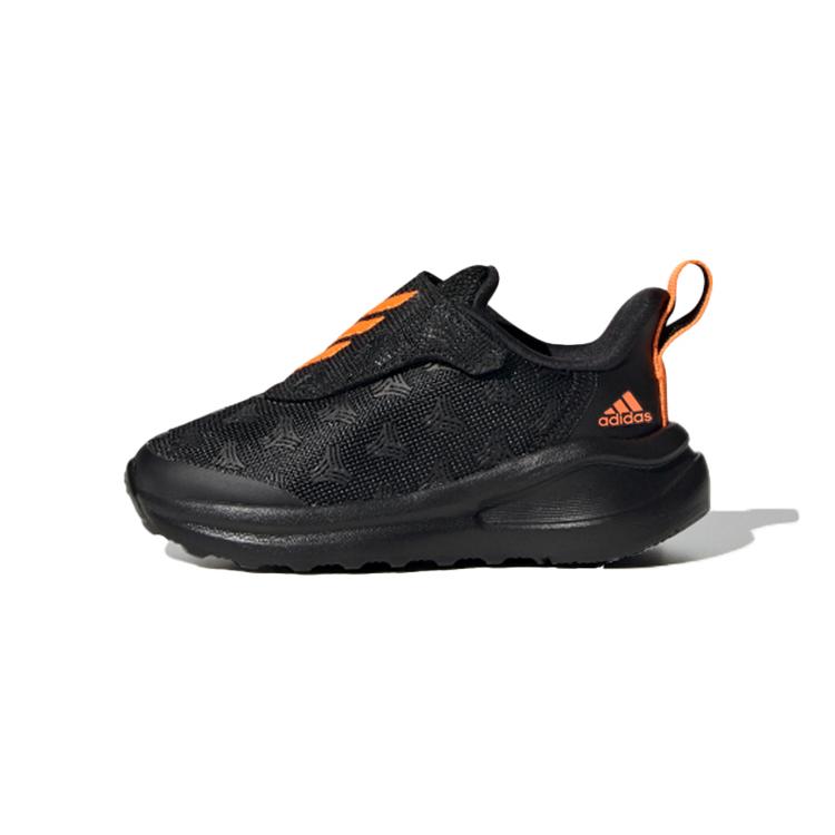 adidas Tango Ac Дышащие Низкие Детские Кроссовки Черно-Оранжевые Для Младенцев и Малышей FV3326