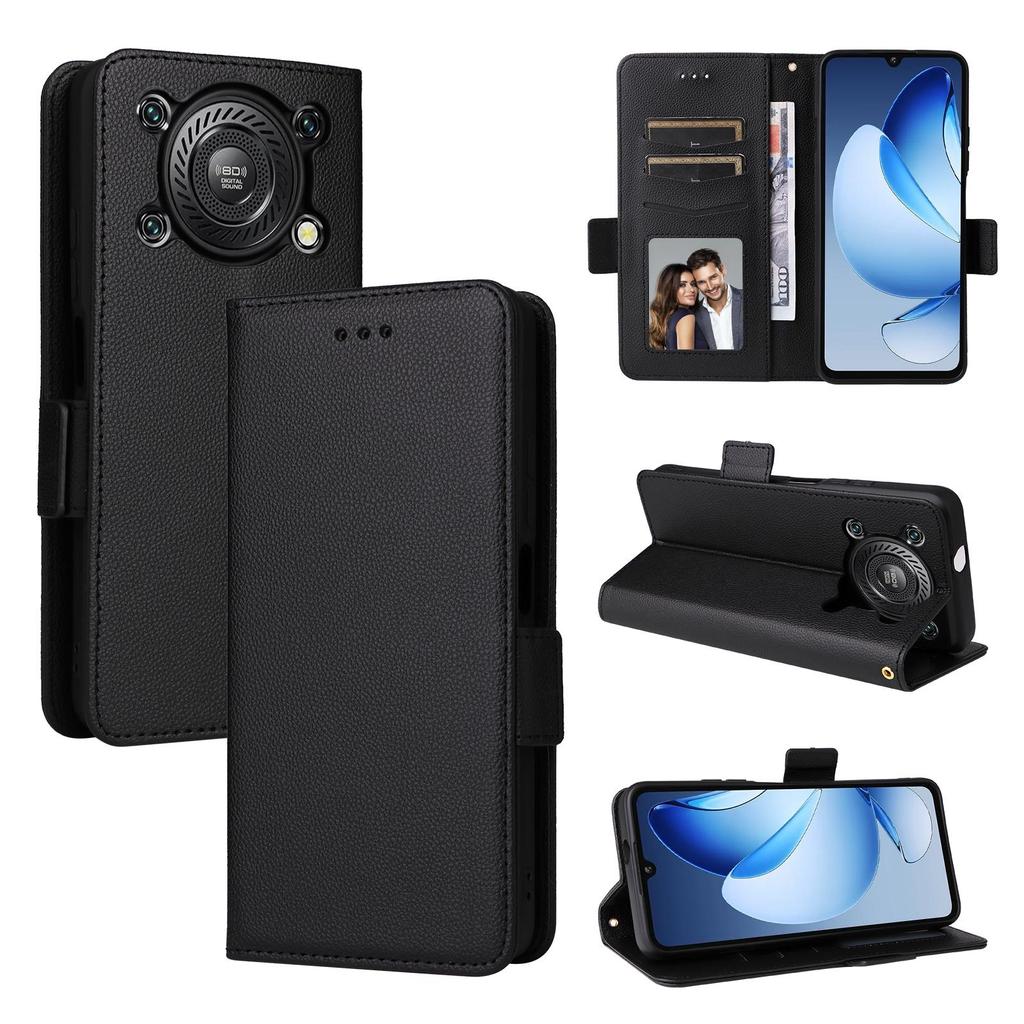 Флип-кейс для Oukitel C60/C60 Pro из ПУ кожи, защита всего корпуса с [блокировкой RFID], прочная ретро-обложка