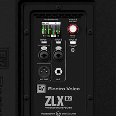 Electro-voice zlx-12p-g2 - aktywny zestaw głośnikowy z wooferem 12"
