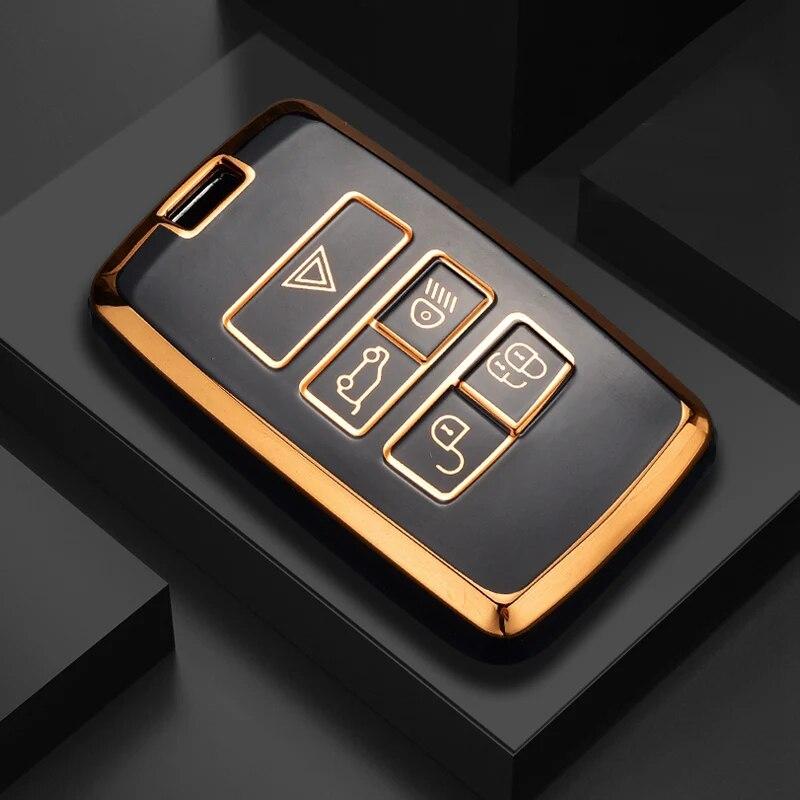 Модный чехол для дистанционного ключа из ТПУ для автомобиля, брелок для Land Rover Range Rover Evoque Discovery Sport Velar для Jaguar XE E-PACE XF