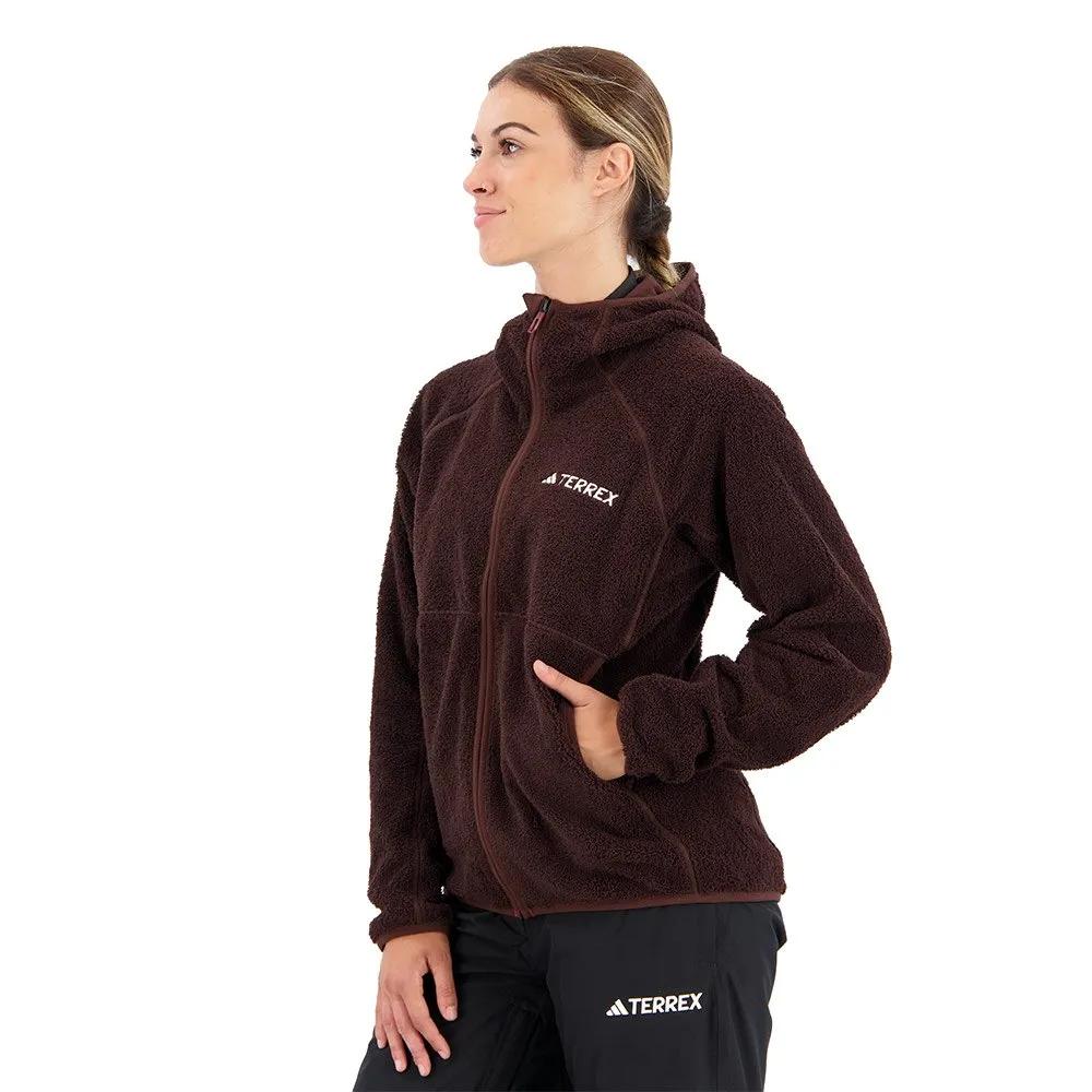 Adidas Флисовая на молнии Organiser Techrock Reversible High-Pile-Fleece