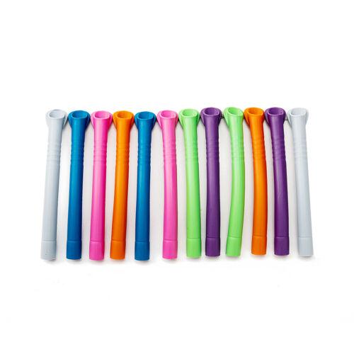 12 шт. стоматологических мощных всасывающих насадок, автоклавируемые эвакуационные насадки «утконос», аспиратор с большим объемом слюны для детей