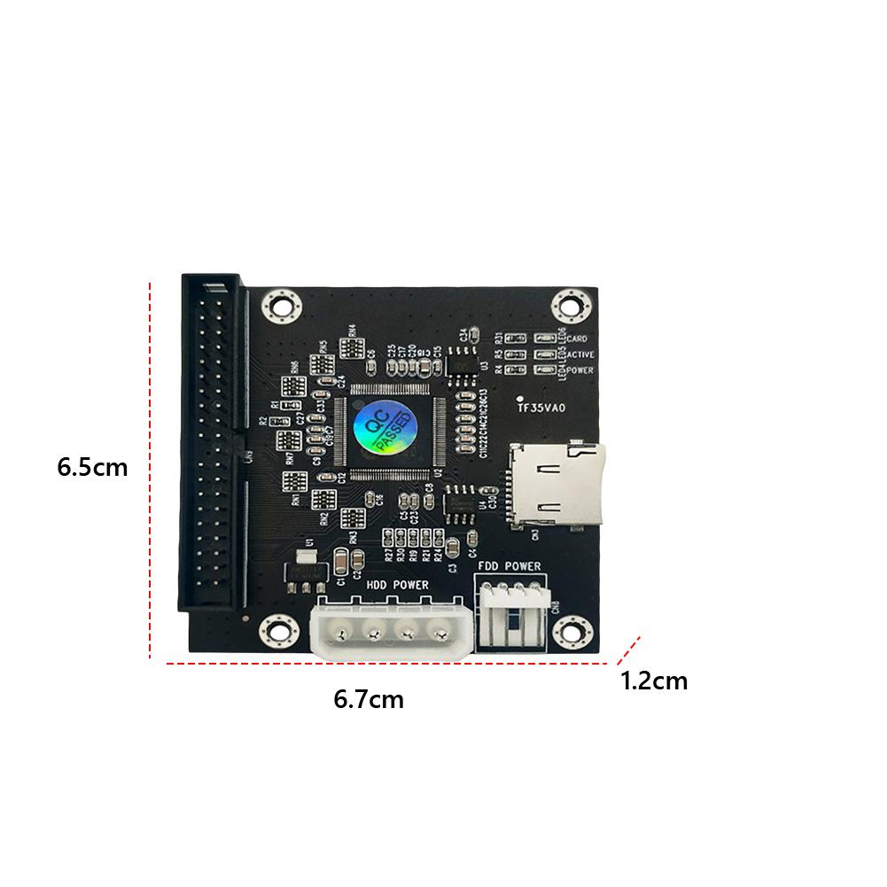 TF Micro SD To 3.5-inch IDE 40PIN Adapter Card Memory Card SD To 3.5 IDE Adapter for Laptop