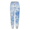 Women's Casual Fashion Christmas Printed Casual Sweatpants Elastic Waist Drawstring Pants