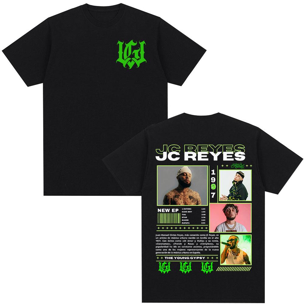 Rapper Jc Reyes Album Tour 2025 Graphic T Shirts Unisexs Women Hip Hop Fashion Tshirts Cotton Casual Oversized Tshirt Streetwear