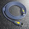 Гибкий USB 2.0 кабель от USB A к USB B для дома и офиса, изготовленный из прочных, износостойких материалов. USB A на B кабель