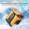 Cooling High-temperature Waist-mounted Fan with LED&Flashlight Camping Fan for Room Welding Site