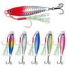 Metal Cast Jig Spoon Shore Casting Jigging Fish Sea Bass Fishing Lure Artificial Bait Tackle
