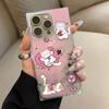 Square Back Tube Protection Clear Case For iPhone 14 Pro Max 11 13 16 ProMax 15 Plus 12 Anti-Oxygen,Star Cat Pattern Casing