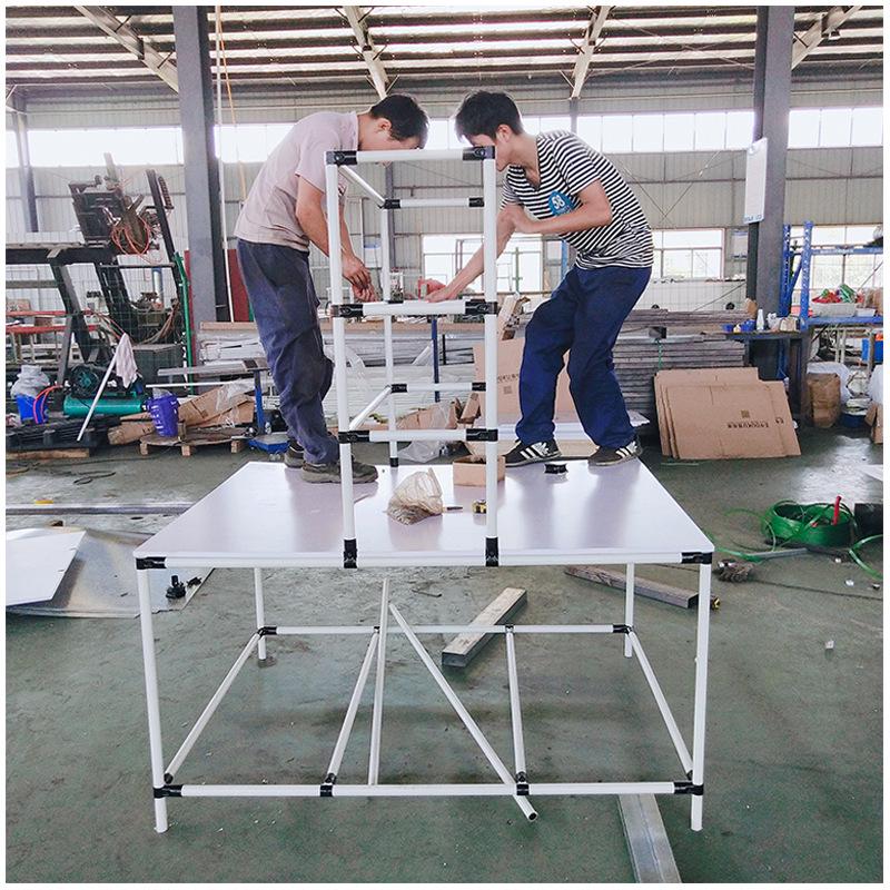 E-commerce Double-Sided Packing Workbench Table