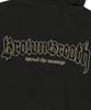 Brownbreath Оксфордская куртка с капюшоном на молнии - Черная