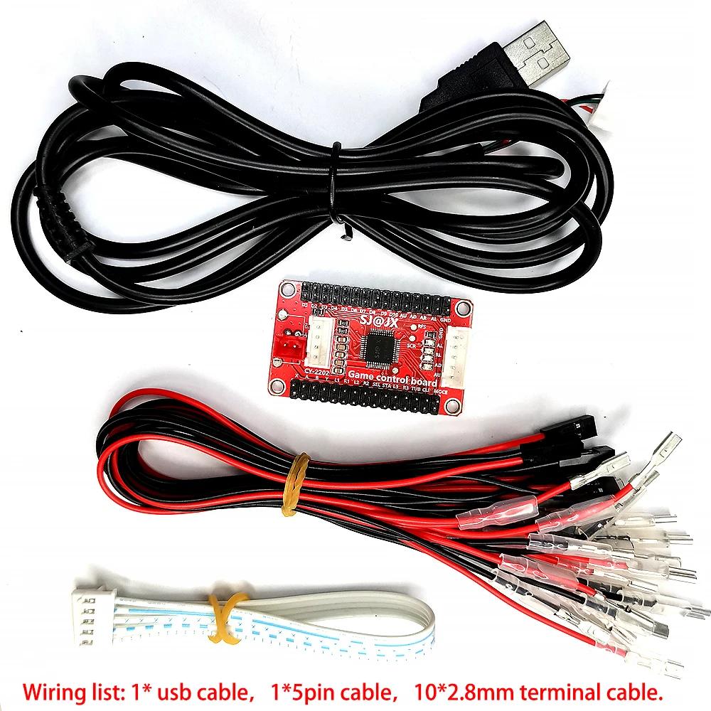 Encoder USB Board for PC for PS3 Android SOCD Zero Delay Hitbox Controller XBOX360 Joystick Cable DIY SANW Arcade Game Machine