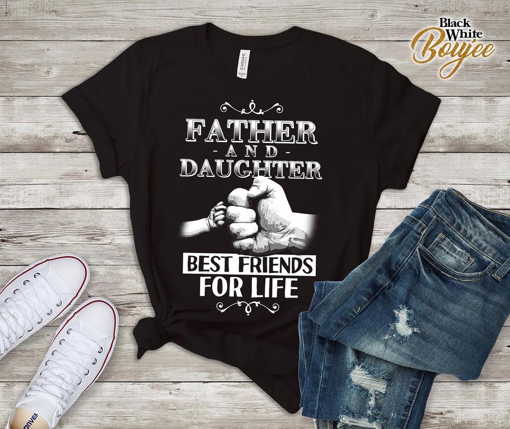 Father And Daughter Best Friends For Life Bump Matching Tees T-Shirt