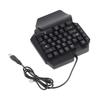 Портативная мини-клавиатура для игр, мышь, USB, RGB, подставка для запястья, полурука, 35 клавиш, клавиатура, мышь с конвертером