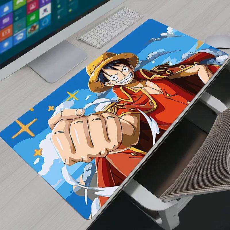 One Piece Luffy Gaming Gamer Large Mouse Pad Keyboard NonSlip Rubber Computer Carpet Desk Mat PC Gamer MousePad Youth Gifts