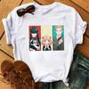 Футболка аниме Spy X Family женская японская мода Harajuku футболки с коротким рукавом летние топы Kawaii O-Neck женская футболка топ унисекс