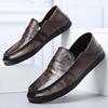 Мужская повседневная кожаная обувь Роскошная дизайнерская обувь для улицы и бизнеса Высококачественная легкая удобная обувь для вождения