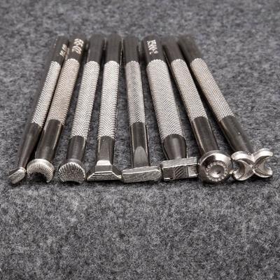 Кожаная Резьба Печать Ручной DIY Кожаный Сплав Инструменты для Печати Специальные Инструменты для Печати по Резьбе и Выбивания Цветов K536