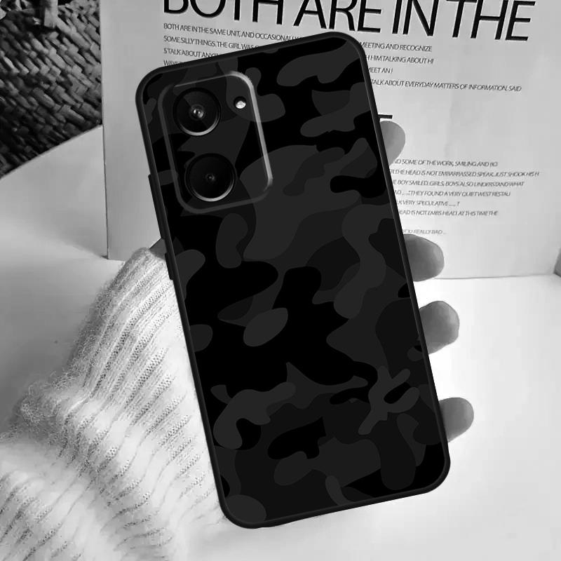 Military Army Camouflage For Realme 12 Pro Plus 11 10 9 C67 C55 C53 C35 C33 C30 C25s C21Y C15 GT3 GT5 GT Neo 5 Case