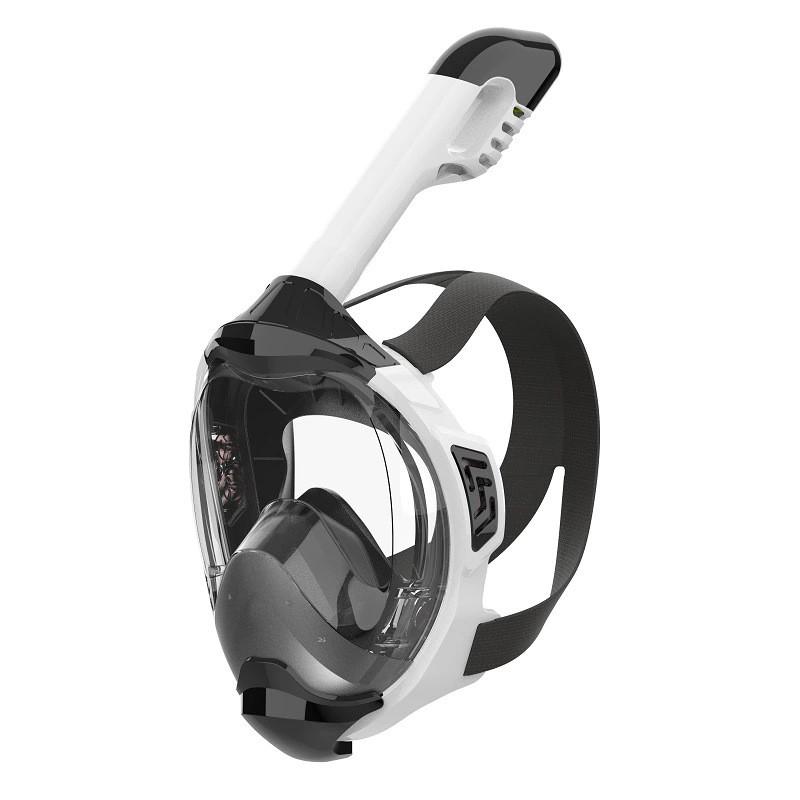 Full Dry Snorkel Mask Set Adults Silicone Face Seal Snorkeling Gear Swimming Diving