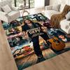 Michael Jackson 77 Floor Rug Office Rug Suitable for Dining Room Study room Kitchen Foyer Anti-slip Rug Anime Office Decor